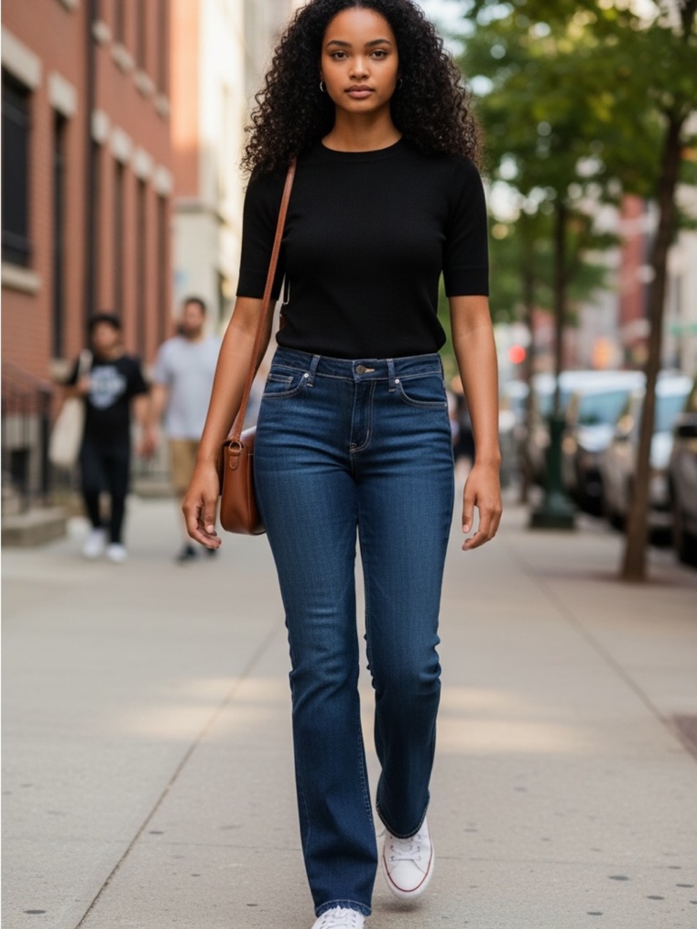 Chico's Straight Leg Jeans in Dark Blue Wash